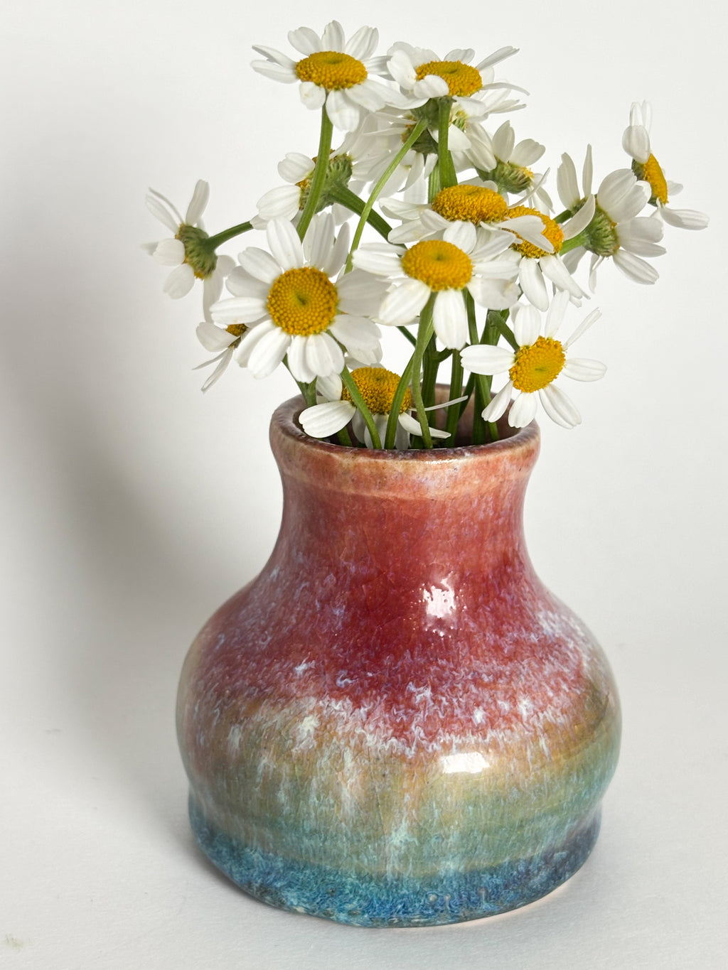 Dark Autumn Rainbow Mini Vase