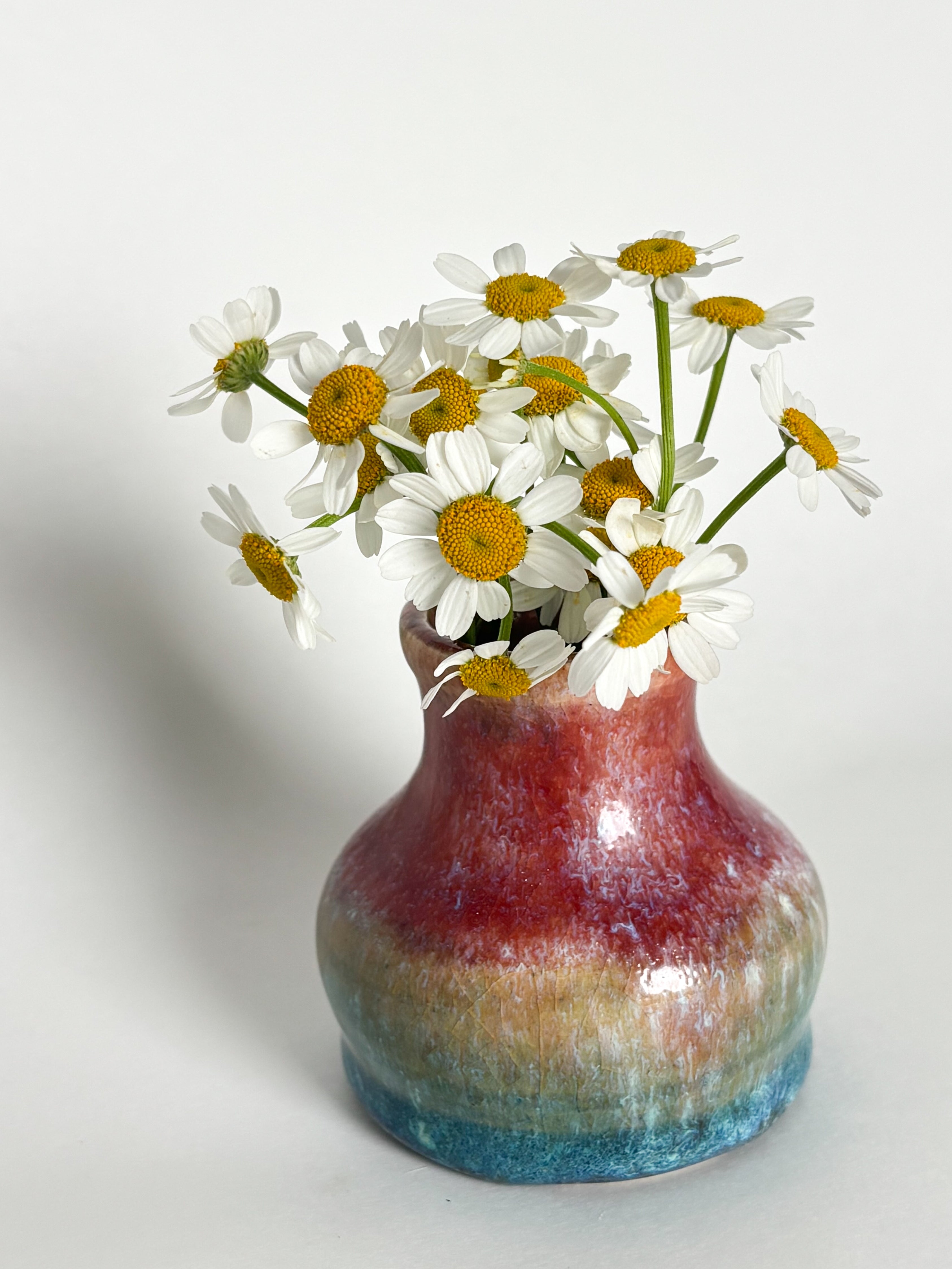 Dark Autumn Rainbow Mini Vase