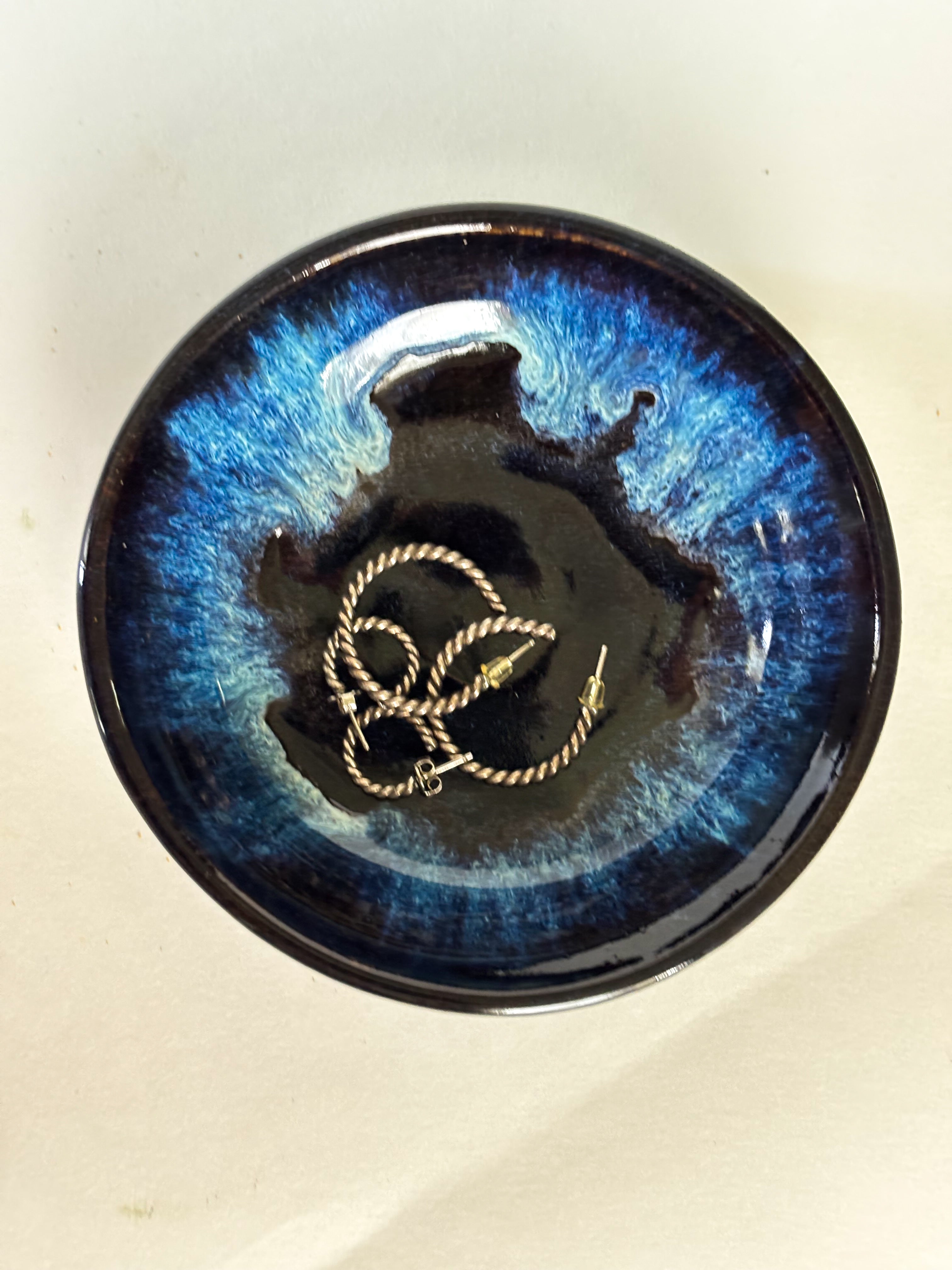 Deep Blue Sky Trinket Dish