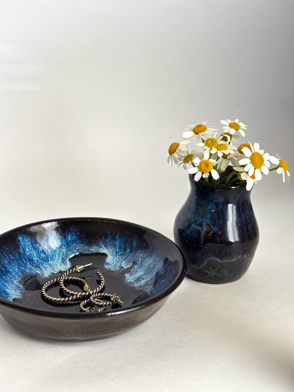 Deep Blue Sky Trinket Dish